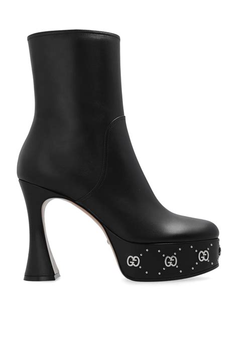 gucci zipper boots|gucci platform boots.